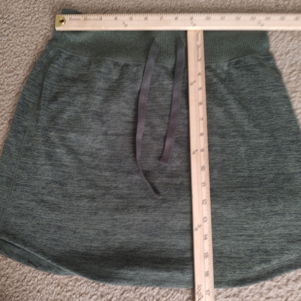 Unbranded Athletic Skirt Womens Small Olive Green Excellent Space Dye Mini Skirt